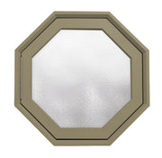 Rambler Breeze Sand Poly Venting Octagon Obscure IG Glass Hinged Left