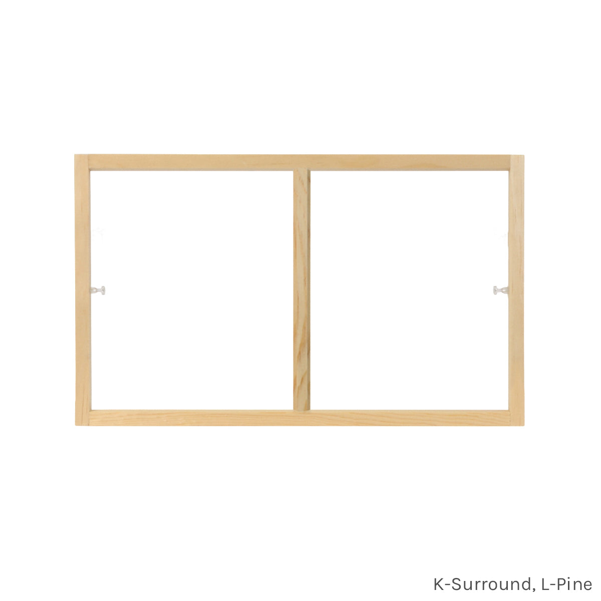 2W1H Pine Full Surround Colonial Grille K-Surround L-Pine Bar