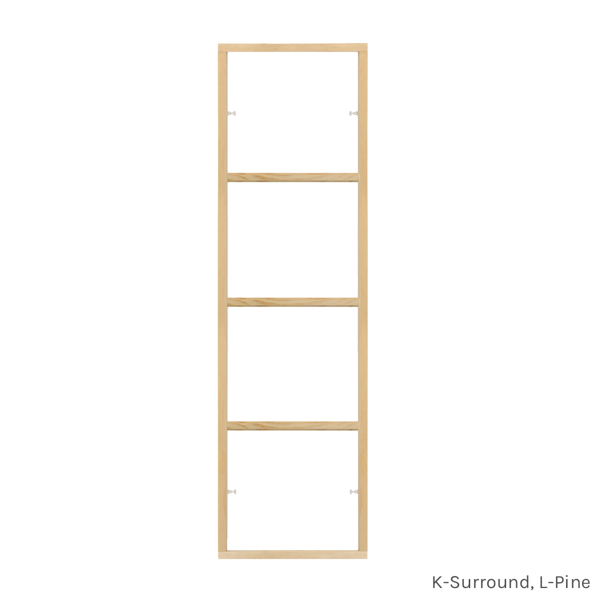 4 light pine colonial window grid insert