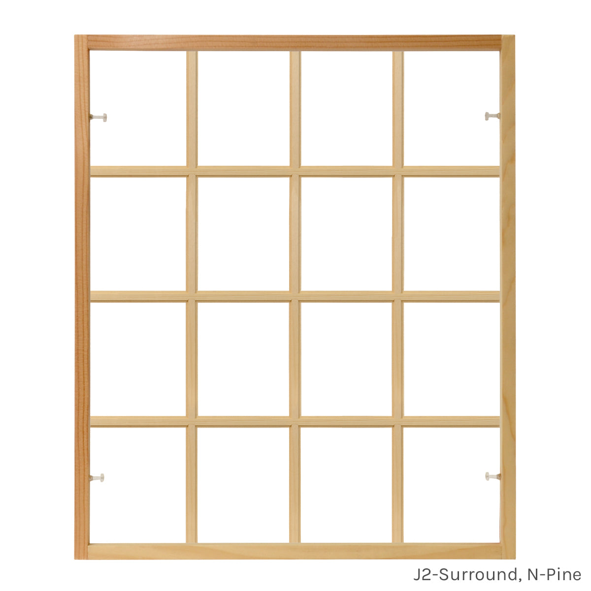 Full Surround Window Grille with N-Pine Bar and J2-Surround