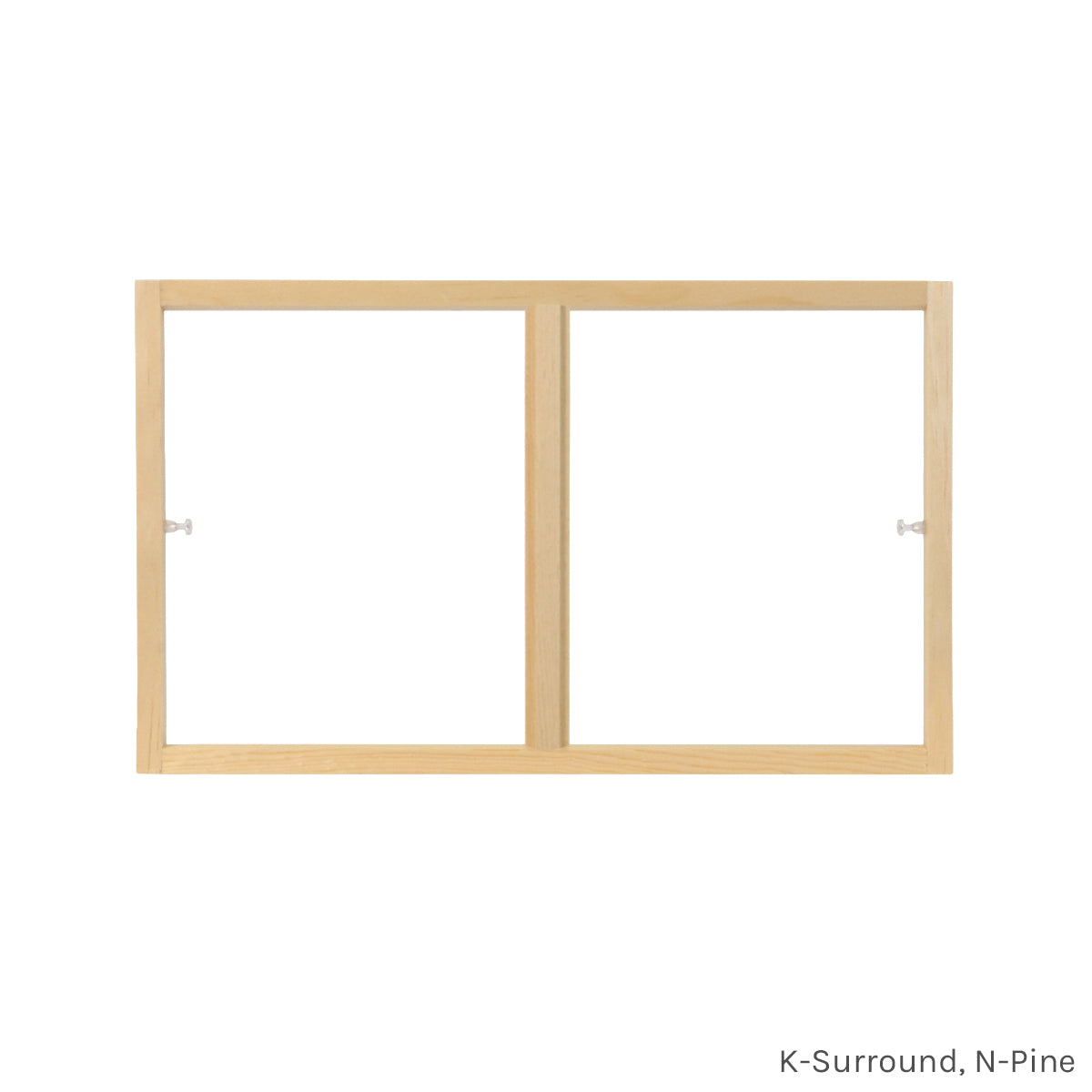 2W1H Pine Full Surround Colonial Grille K-Surround N-Pine Bar