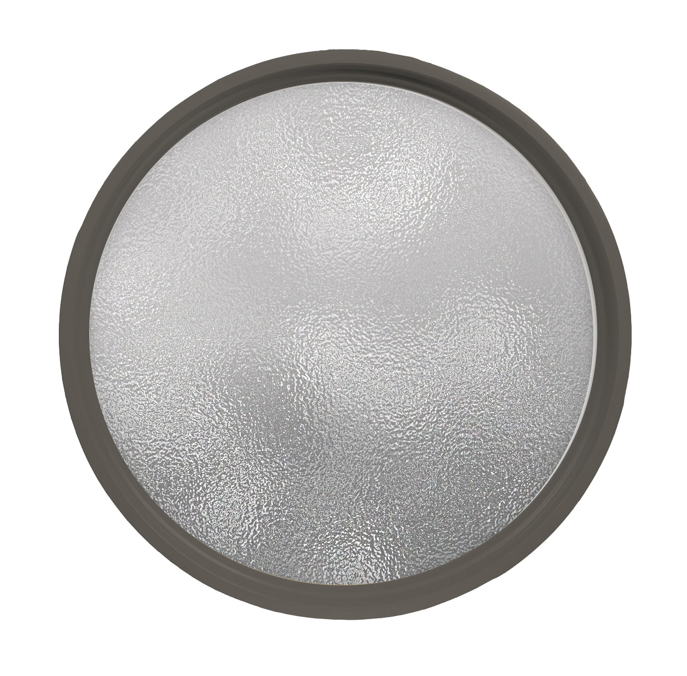 Rambler T-Tone Poly Round Window with Obscure Insulated Glass