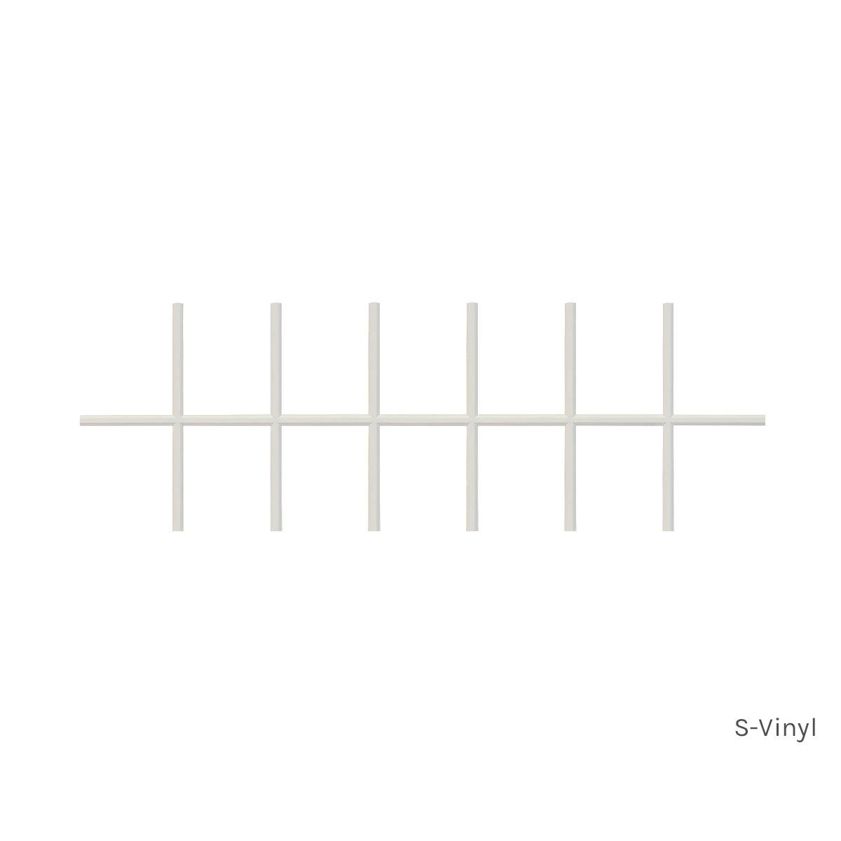 7 Wide x 2 High 14 Light Vinyl Grille