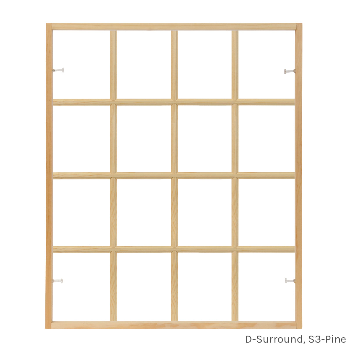 Full Surround Window Grille with S3-Pine Bar and D-Surround