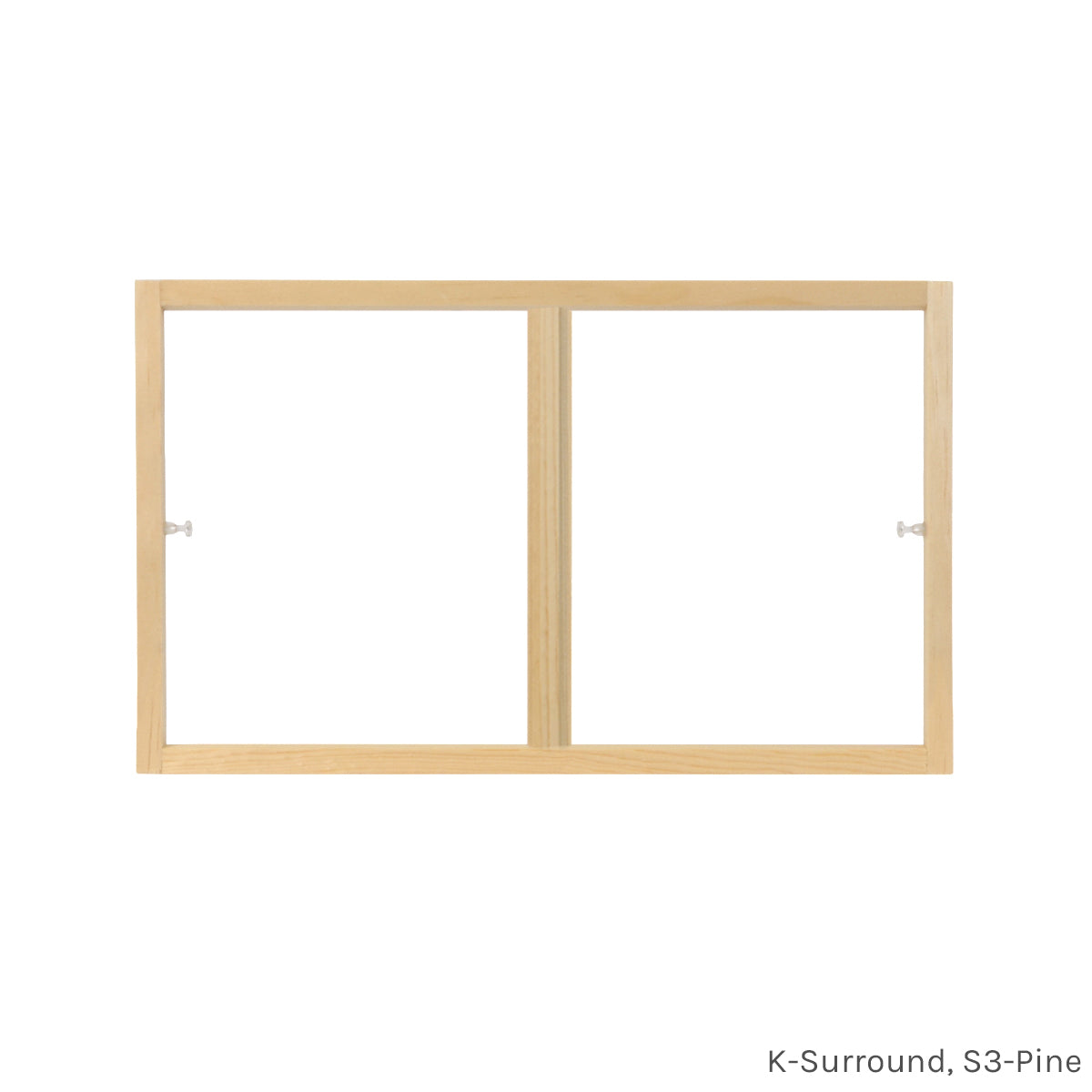 2W1H Pine Full Surround Colonial Grille K-Surround S3-Pine Bar