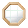 Cabin Light Octagon Window Clear IG White Internal Grille