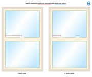 How To Measure Sash Lock Locations for 1 or 2 Sash Locks