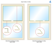 Cope 3 sides, Cope 4 sides sash profile image.